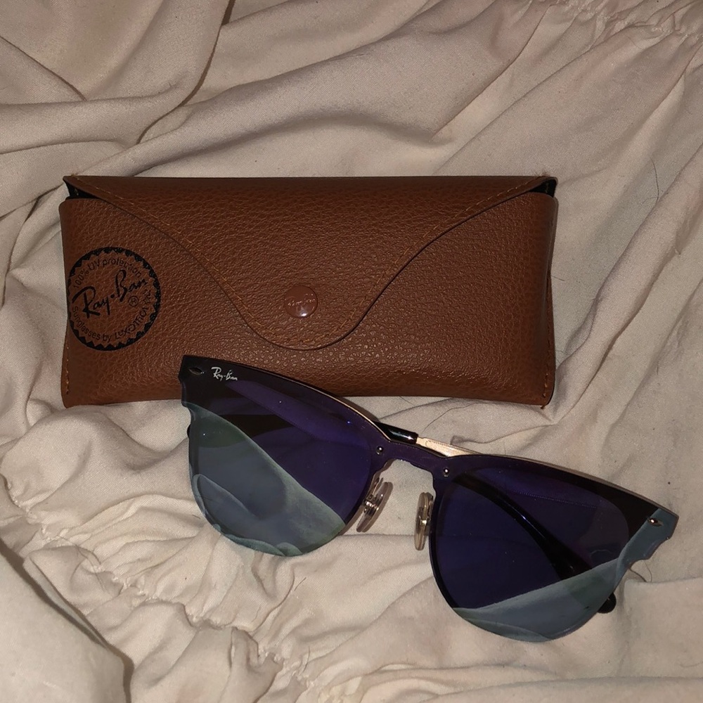 Rayban Blase clubmasters with case